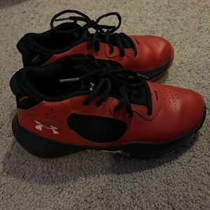 Boys UA Basketball shoes